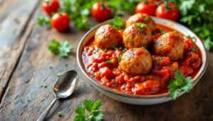 Mediterrane Hackbällchen in Tomatensoße: Familienessen für den entspannten Feierabend