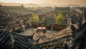 Über den Dächern der alten Stadt: Wie eine Sammlerin in China europäisches Design und chinesische Kultur poetisch vereint